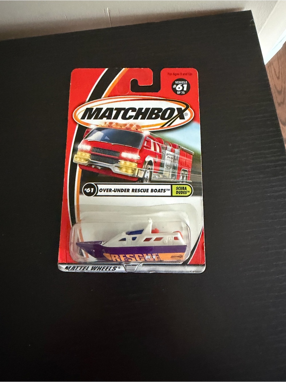 Matchbox Over-Under Rescue Boat from the Scuba Dudes Series (#61 of 75)